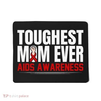 Hiv Awareness Red Ribbon World Aids Day Fighters Mousepad