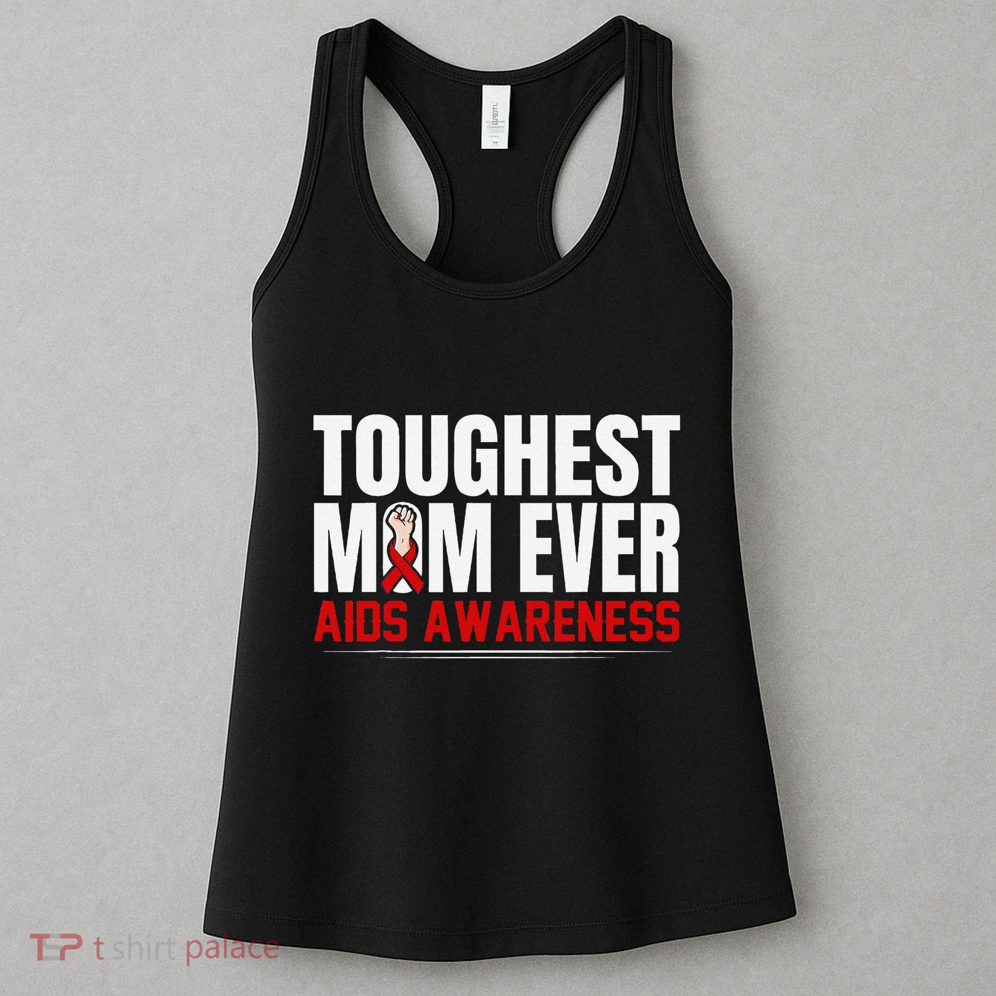 Hiv Awareness Red Ribbon World Aids Day Fighters Women's Tank Top