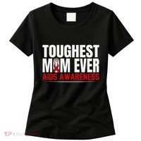 Hiv Awareness Red Ribbon World Aids Day Fighters Women's T-Shirt thumb 0