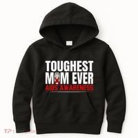 Hiv Awareness Red Ribbon World Aids Day Fighters Kids Hoodie thumb 0