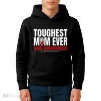 Hiv Awareness Red Ribbon World Aids Day Fighters Kids Hoodie thumb 4