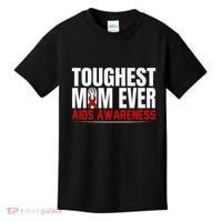 Hiv Awareness Red Ribbon World Aids Day Fighters Kids T-Shirt thumb 0