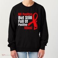 Hiv Awareness Red Ribbon World Aids Day Fighters Women's Sweatshirt thumb 0