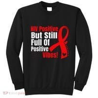 Hiv Awareness Red Ribbon World Aids Day Fighters Sweatshirt thumb 0