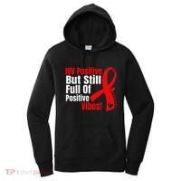 Hiv Awareness Red Ribbon World Aids Day Fighters Women's Hoodie thumb 0