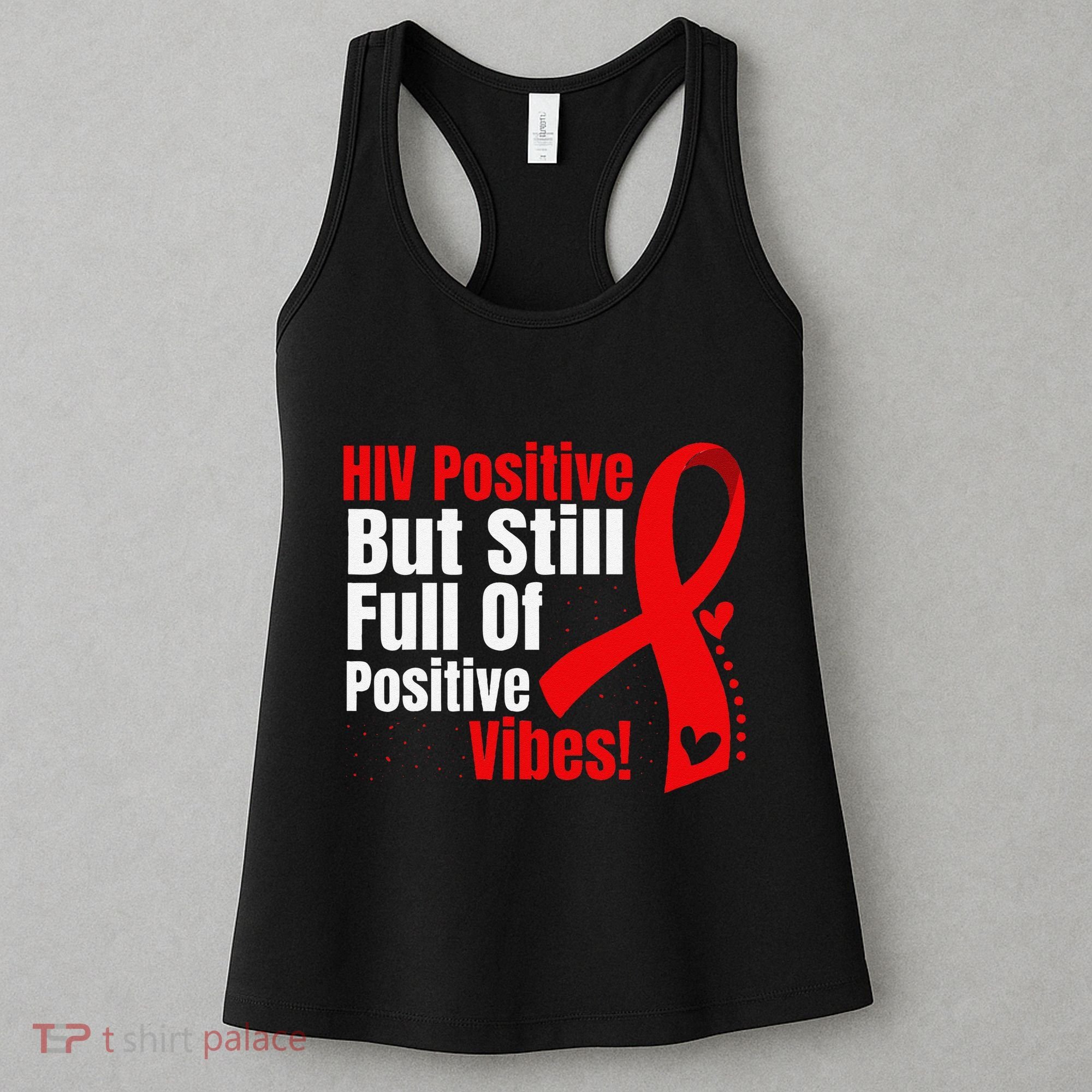 Hiv Awareness Red Ribbon World Aids Day Fighters Women's Tank Top