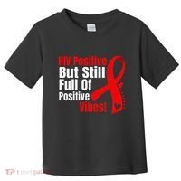 Hiv Awareness Red Ribbon World Aids Day Fighters Toddler T-Shirt thumb 0