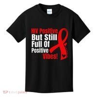 Hiv Awareness Red Ribbon World Aids Day Fighters Kids T-Shirt thumb 0