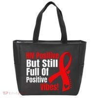 Hiv Awareness Red Ribbon World Aids Day Fighters Tote Bag thumb 0