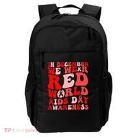 Hiv Awareness Red Ribbon World Aids Day Fighters Backpack thumb 0