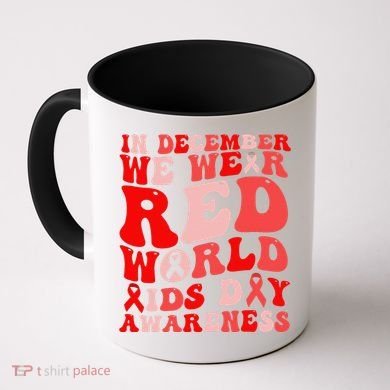 Hiv Awareness Red Ribbon World Aids Day Fighters Coffee Mug