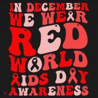 Hiv Awareness Red Ribbon World Aids Day Fighters Women's Hoodie thumb 2
