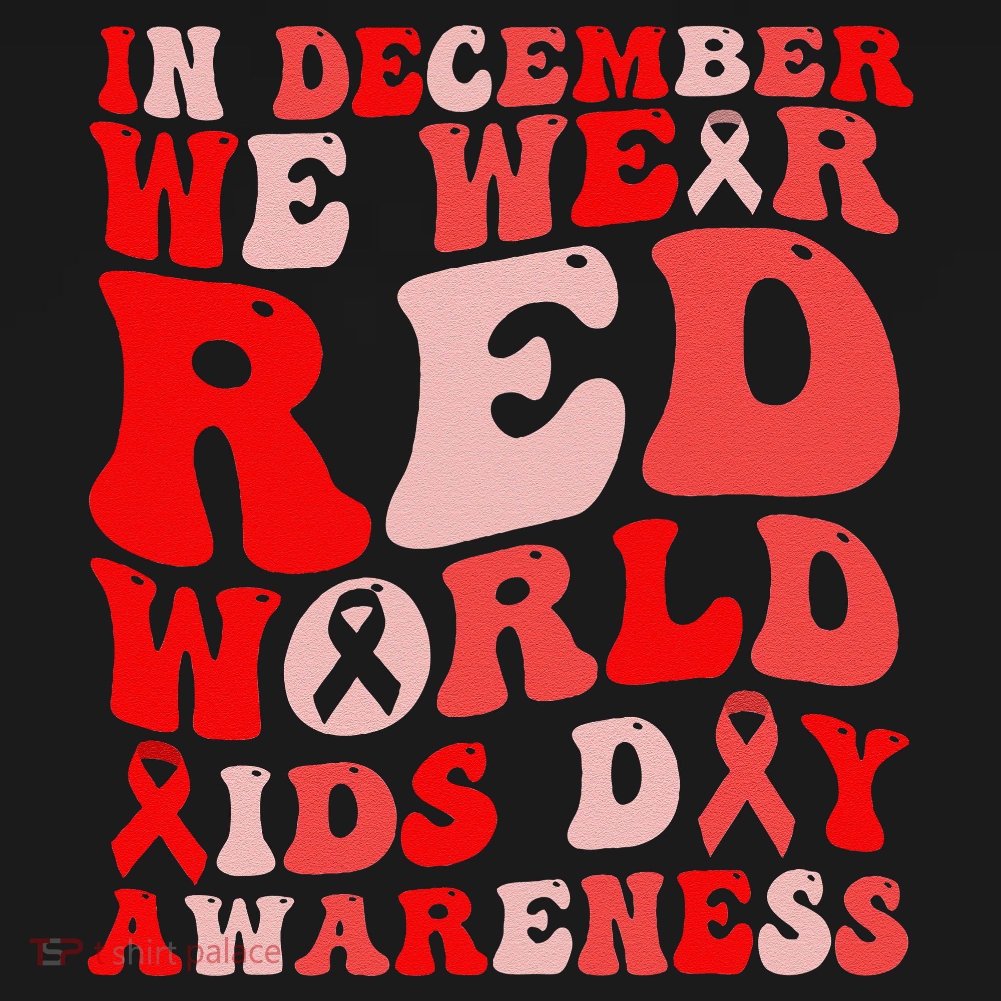 Hiv Awareness Red Ribbon World Aids Day Fighters Women's Hoodie