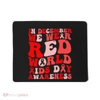 Hiv Awareness Red Ribbon World Aids Day Fighters Mousepad thumb 0