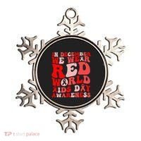 Hiv Awareness Red Ribbon World Aids Day Fighters Ornament thumb 0