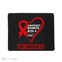 Hiv Awareness Red Ribbon World Aids Day Fighters Mousepad thumb 0