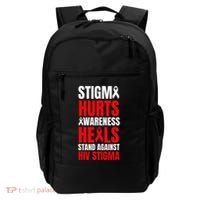 Hiv Awareness Red Ribbon World Aids Day Fighters Backpack thumb 0