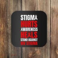 Hiv Awareness Red Ribbon World Aids Day Fighters Coaster thumb 0