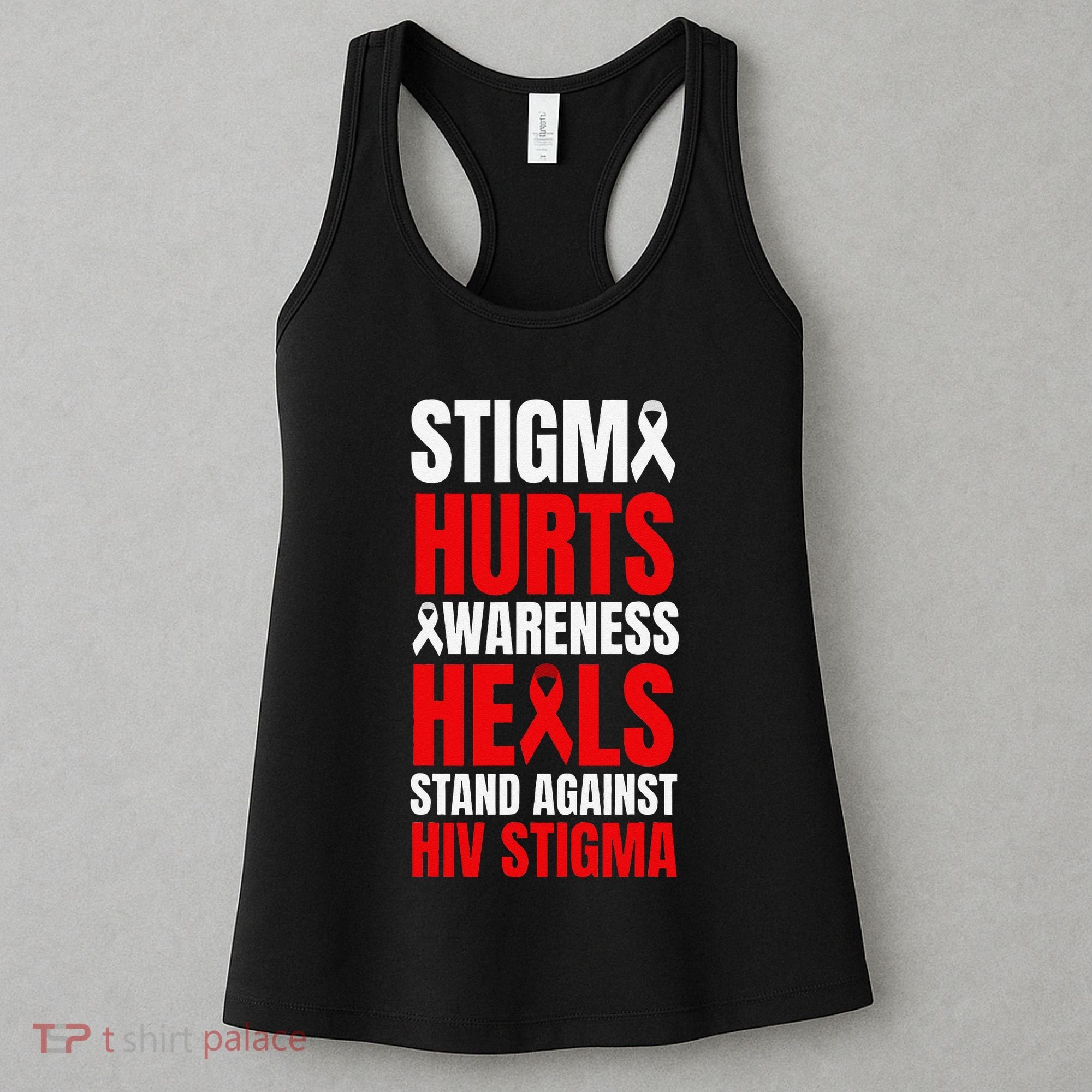 Hiv Awareness Red Ribbon World Aids Day Fighters Women's Tank Top
