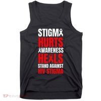Hiv Awareness Red Ribbon World Aids Day Fighters Tank Top thumb 0