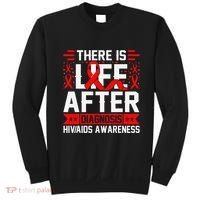 Hiv Awareness Red Ribbon World Aids Day Fighters Sweatshirt thumb 0