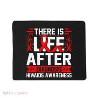 Hiv Awareness Red Ribbon World Aids Day Fighters Mousepad thumb 0