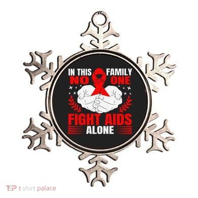 Hiv Awareness Red Ribbon World Aids Day Fighters Ornament