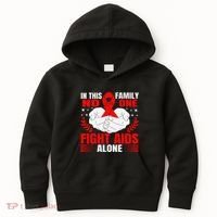 Hiv Awareness Red Ribbon World Aids Day Fighters Kids Hoodie thumb 0