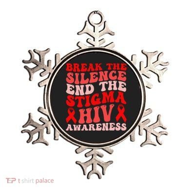Hiv Awareness Red Ribbon World Aids Day Fighters Ornament
