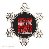 Hiv Awareness Red Ribbon World Aids Day Fighters Ornament thumb 0