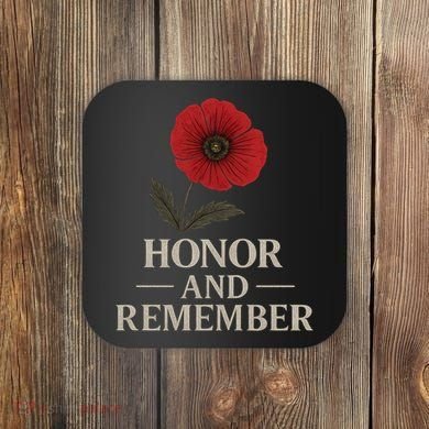 Honor and Remember Coaster