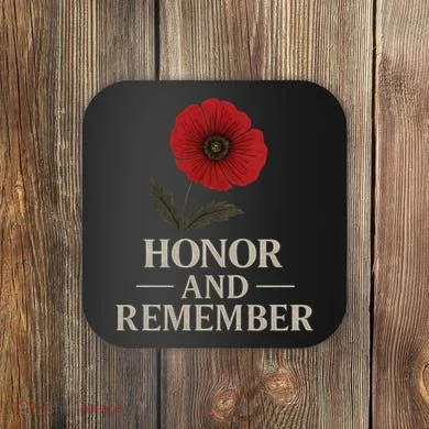 Honor and Remember Coaster