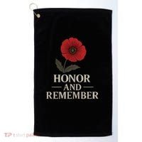 Honor and Remember Golf Towel thumb 0