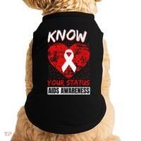 Hiv Awareness Red Ribbon World Aids Day Fighters Doggie Tank thumb 0