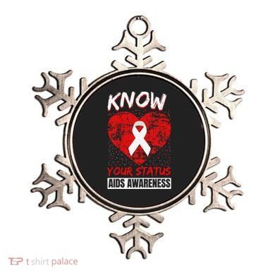 Hiv Awareness Red Ribbon World Aids Day Fighters Ornament