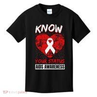 Hiv Awareness Red Ribbon World Aids Day Fighters Kids T-Shirt thumb 0