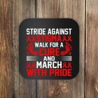 Hiv Awareness Red Ribbon World Aids Day Fighters Coaster thumb 0