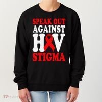 Hiv Awareness Red Ribbon World Aids Day Fighters Women's Sweatshirt thumb 0