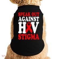 Hiv Awareness Red Ribbon World Aids Day Fighters Doggie Tank thumb 0