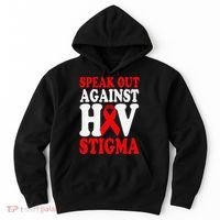 Hiv Awareness Red Ribbon World Aids Day Fighters Hoodie thumb 0