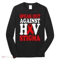 Hiv Awareness Red Ribbon World Aids Day Fighters Long Sleeve Shirt thumb 0