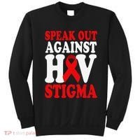 Hiv Awareness Red Ribbon World Aids Day Fighters Sweatshirt thumb 0
