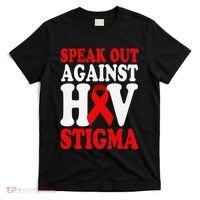 Hiv Awareness Red Ribbon World Aids Day Fighters T-Shirt thumb 0