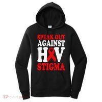 Hiv Awareness Red Ribbon World Aids Day Fighters Women's Hoodie thumb 0