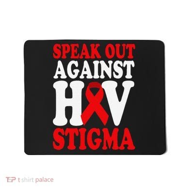 Hiv Awareness Red Ribbon World Aids Day Fighters Mousepad