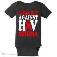 Hiv Awareness Red Ribbon World Aids Day Fighters Baby Bodysuit thumb 0