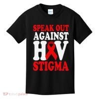 Hiv Awareness Red Ribbon World Aids Day Fighters Kids T-Shirt thumb 0