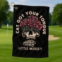 Haunting Adeline Retro Zade Book Golf Towel thumb 1