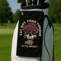 Haunting Adeline Retro Zade Book Golf Towel thumb 2