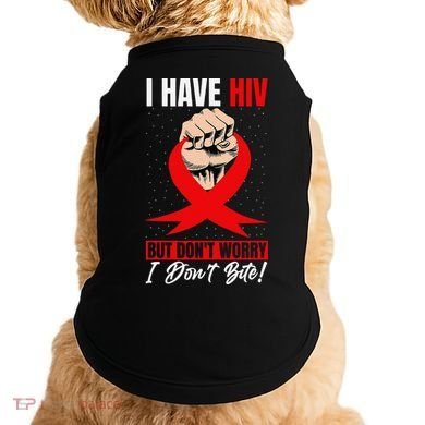 Hiv Awareness Red Ribbon World Aids Day Fighters Doggie Tank